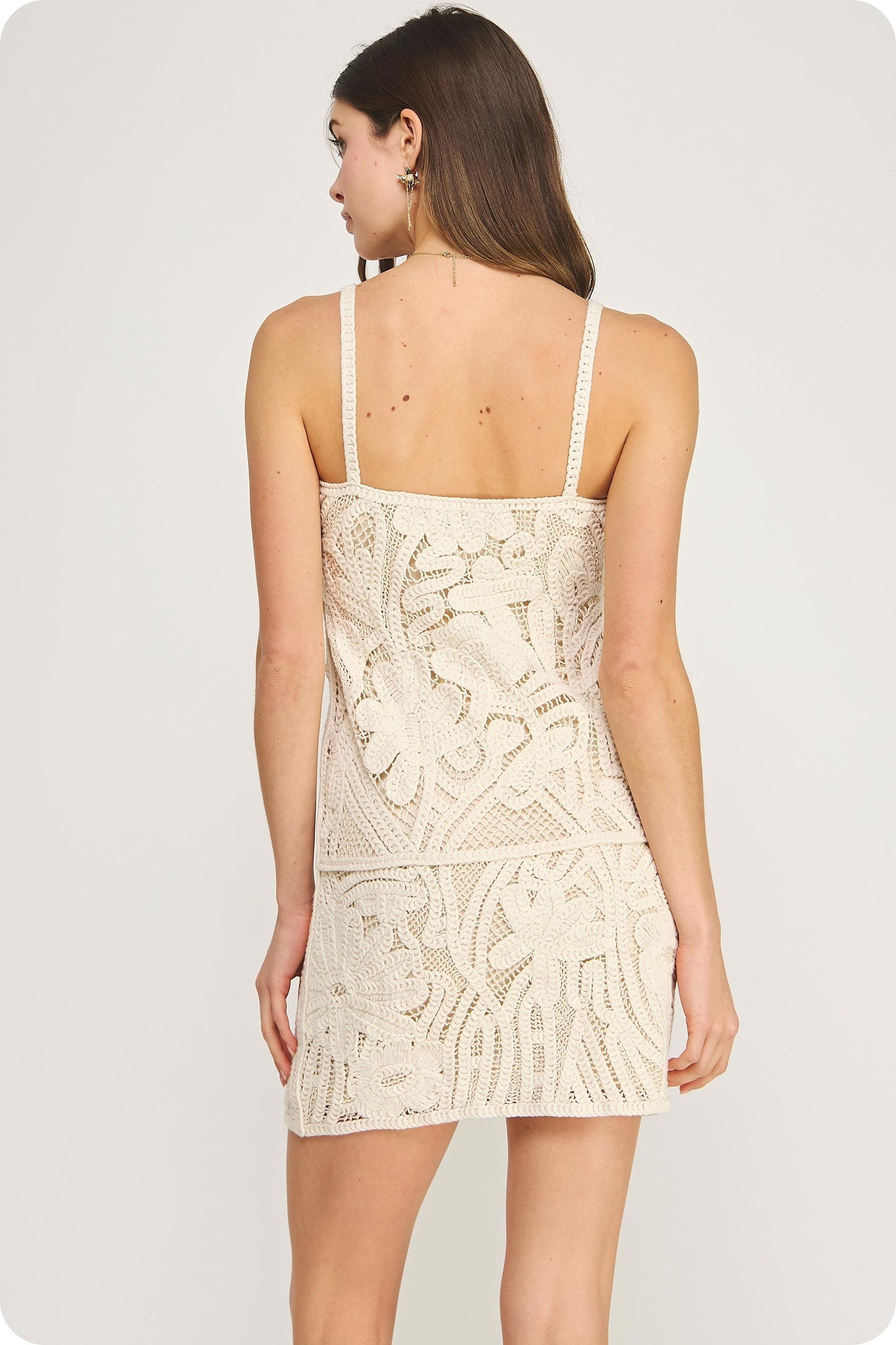 The Delphine Crochet Mini