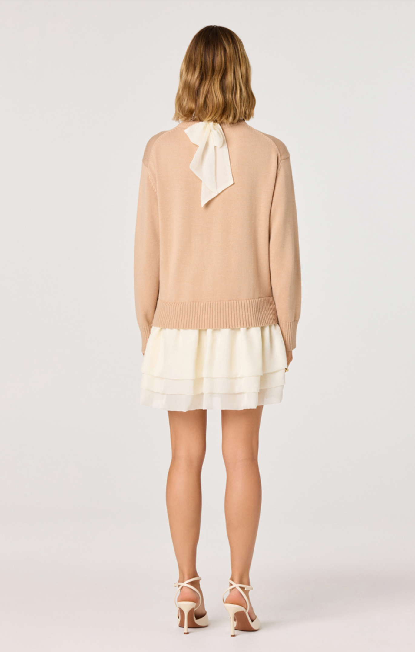 ASTR Kalyn Mixed Media Dress