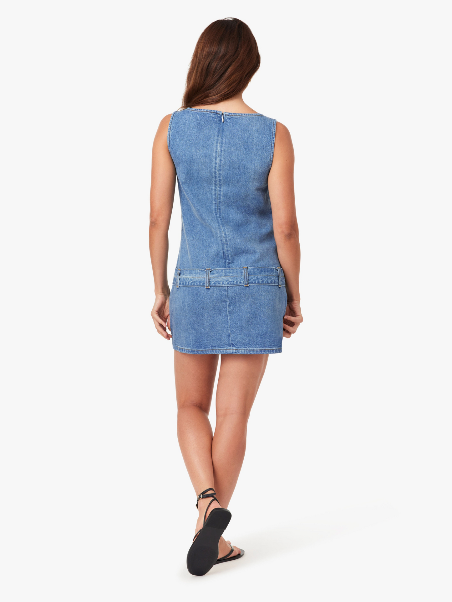 Habitual Sleeveless Belted Mini Dress