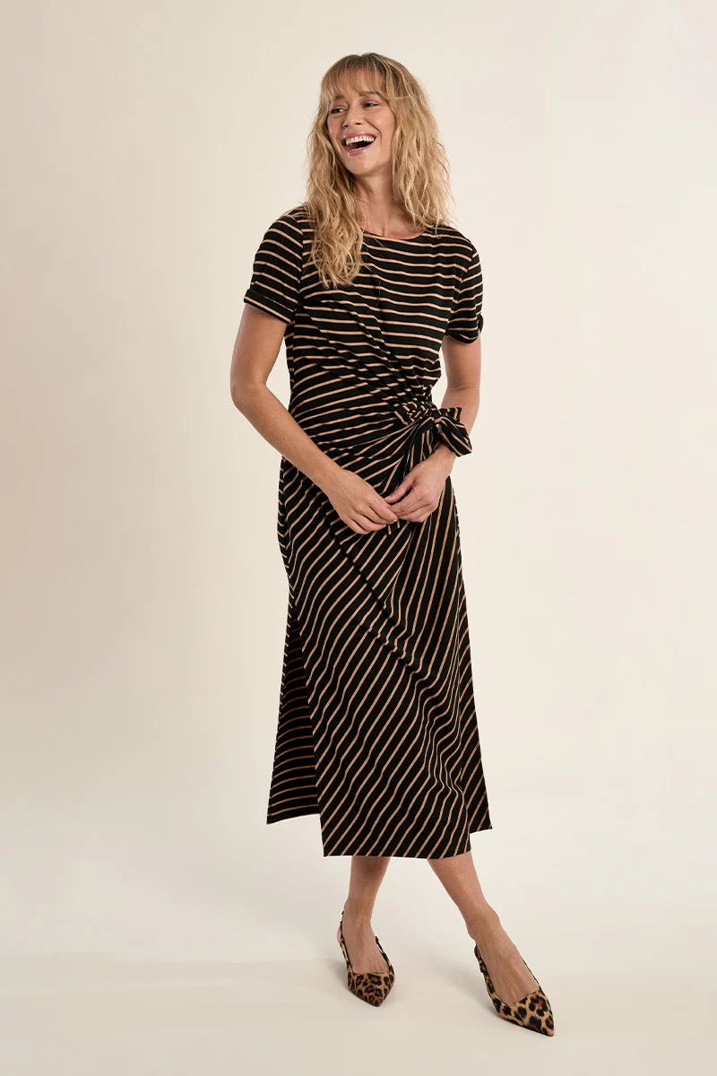 Stripes in Motion Dress