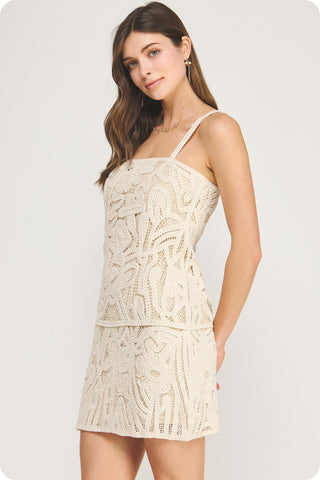 The Delphine Crochet Mini