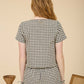 Gingham Getaway Top