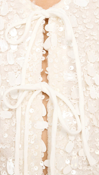 MINKPINK Carla Sequin Blouse
