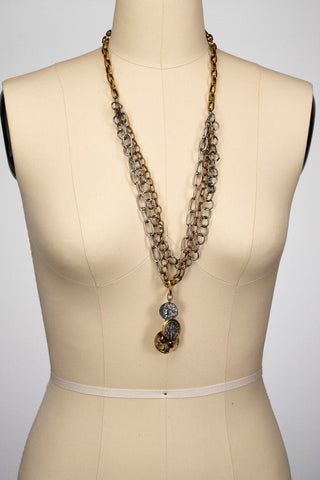 Julio Designs Rustica Multi Chain Necklace