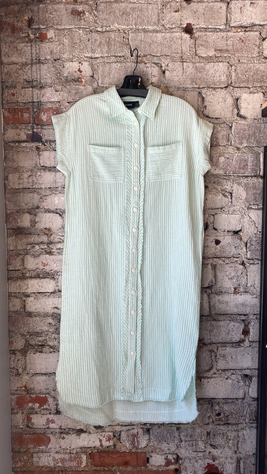 RD Style Aira Double Weave Stripe Gauze Dress