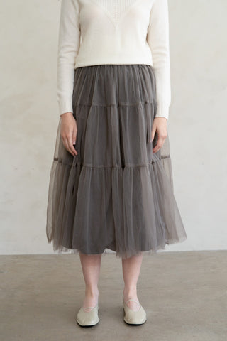 Soft Romance Midi Skirt