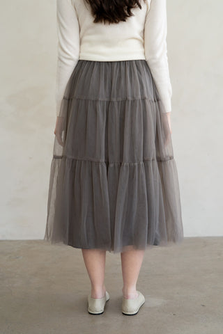Soft Romance Midi Skirt
