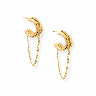 Bracha Lalli Two Tone Earrings