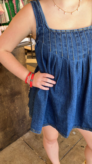 Free People Katie Denim Tunic