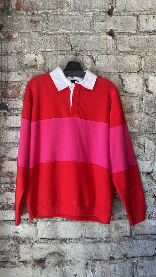 RD Style Esther Heavy Rugby LS Polo Pullover