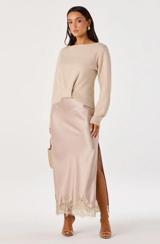 ASTR Anna Two-Piece Sweater Slip Dress