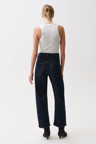 Pistola Beau Seamed Crescent Raw Jean