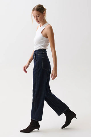 Pistola Beau Seamed Crescent Raw Jean