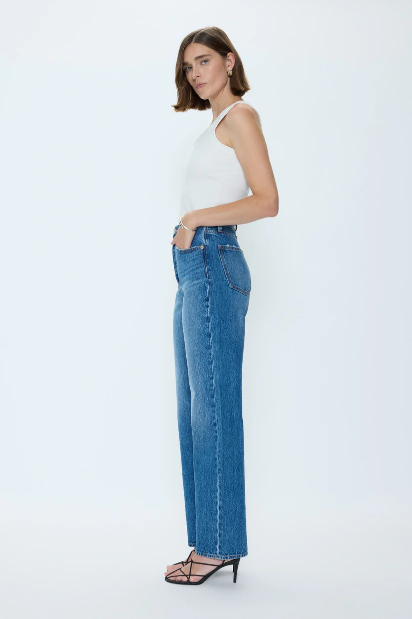 Pistola Cassie Super High Rise Straight Jeans
