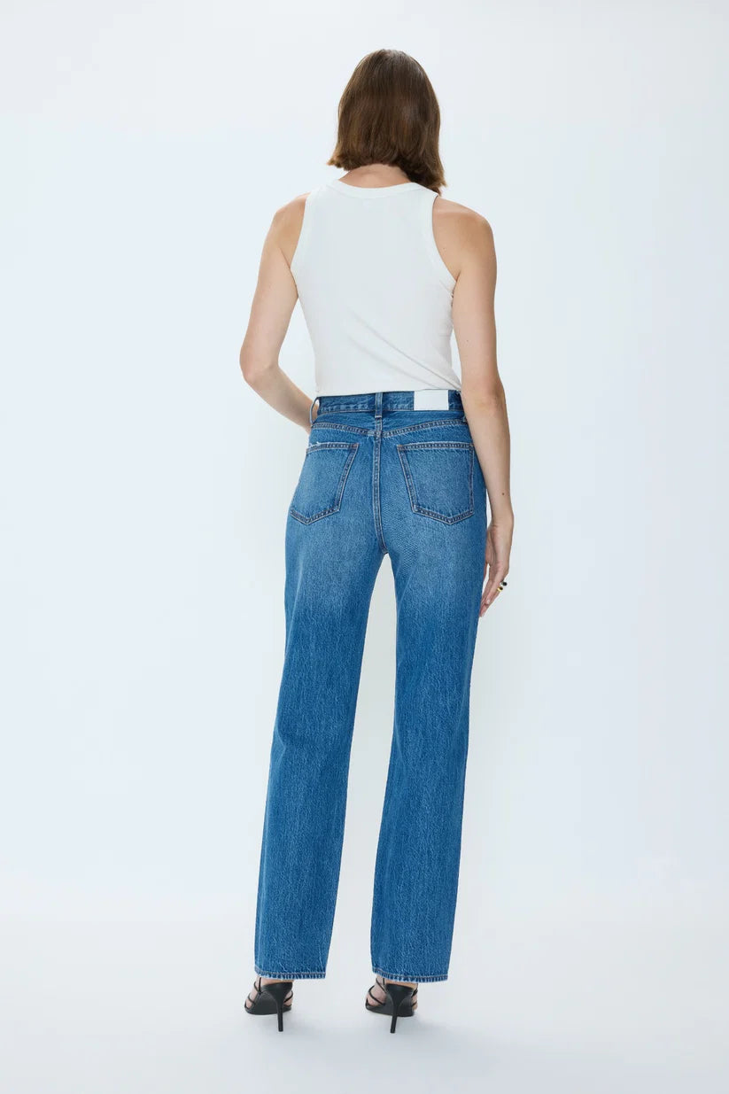 Pistola Cassie Super High Rise Straight Jeans