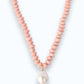 Farrah B Center of Attention Pearl Drop Beaded Necklace
