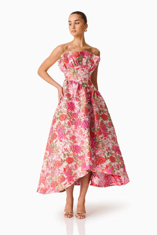 Elliatt Floralie Strapless Gown