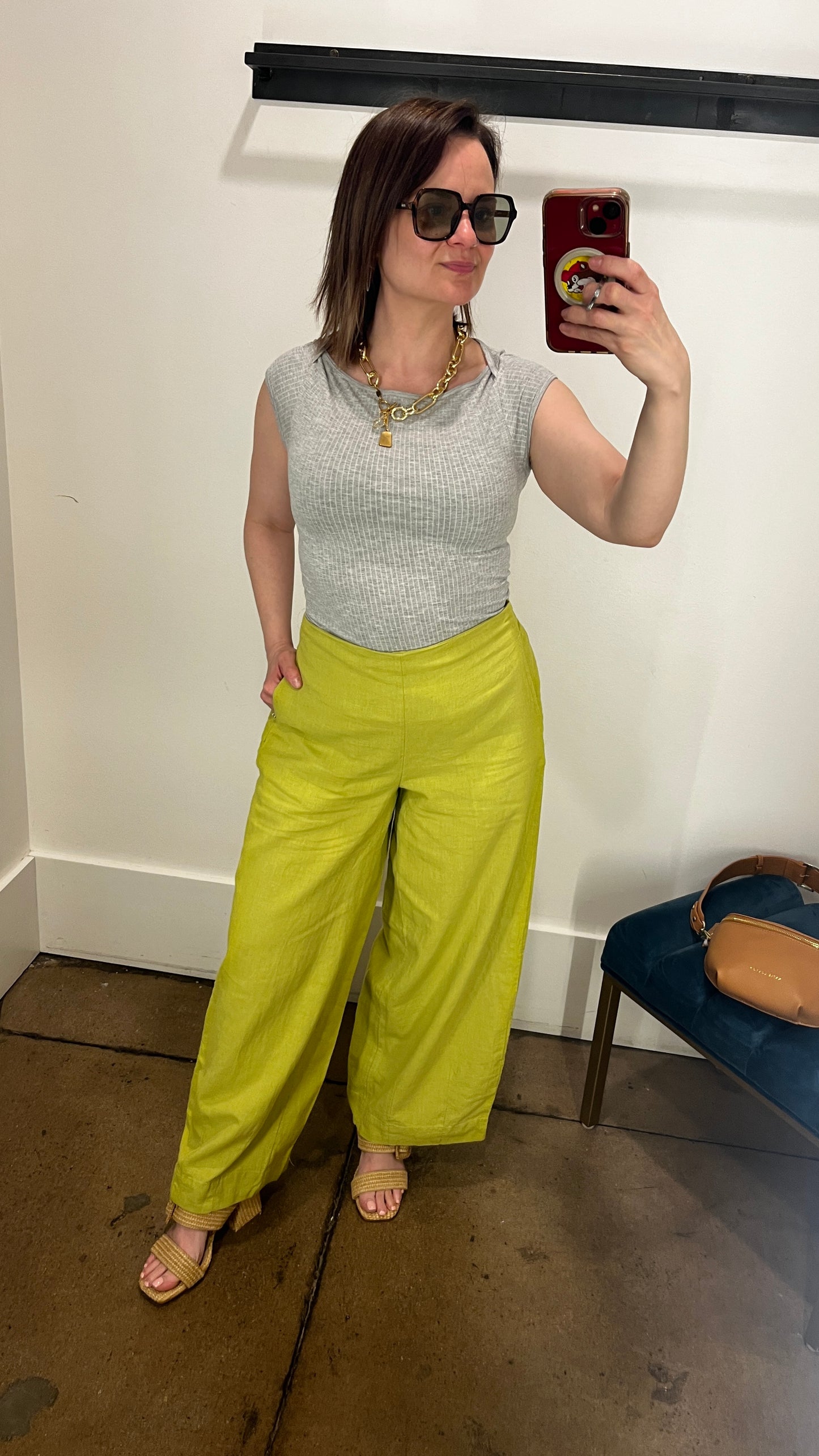 Free People Demi Cotton Linen Pant