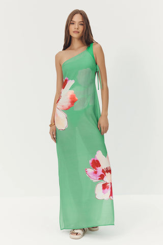 Hutch Gweny One-Shoulder Cover-Up Dress