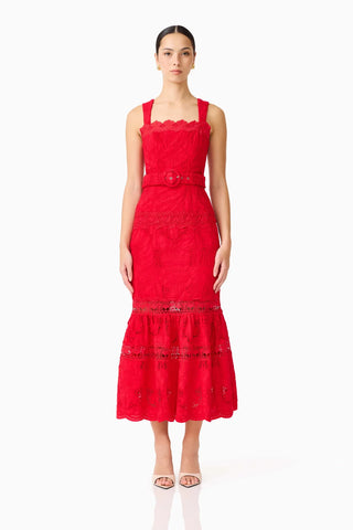 Elliatt Giovanna Fit & Flare Maxi Dress