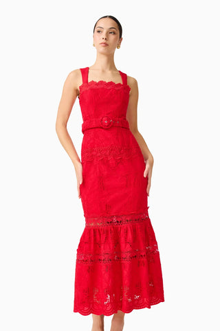 Elliatt Giovanna Fit & Flare Maxi Dress