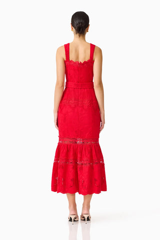 Elliatt Giovanna Fit & Flare Maxi Dress