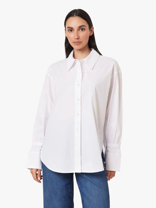 Habitual Cinched Cuff Poplin Shirt