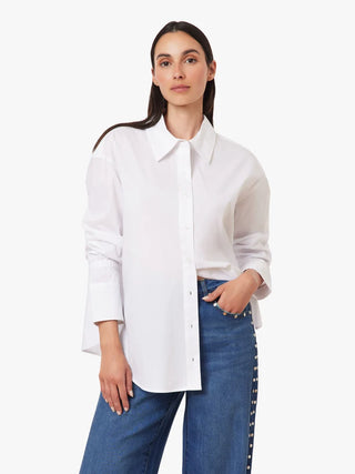 Habitual Cinched Cuff Poplin Shirt