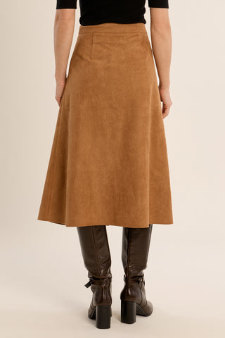 Fall in Line Midi Skirt
