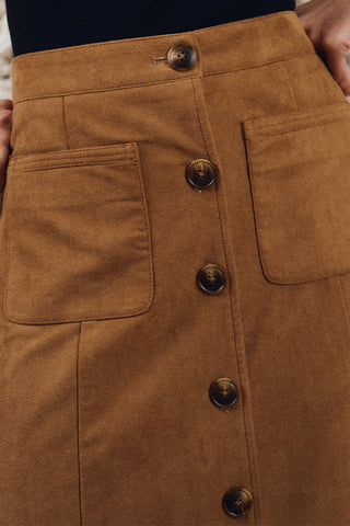 Fall in Line Midi Skirt