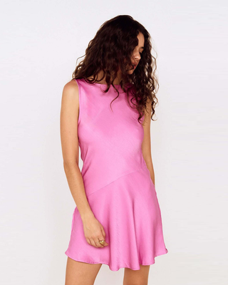 MINKPINK Chiara Cowl Back Mini Dress