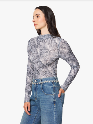 Habitual Snake Turtleneck Top