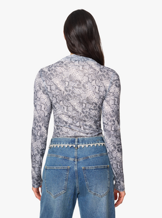 Habitual Snake Turtleneck Top