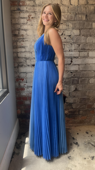Hutch Pleated Ombre Maxi Dress