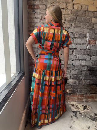 Hutch Plaid Wrap Dress