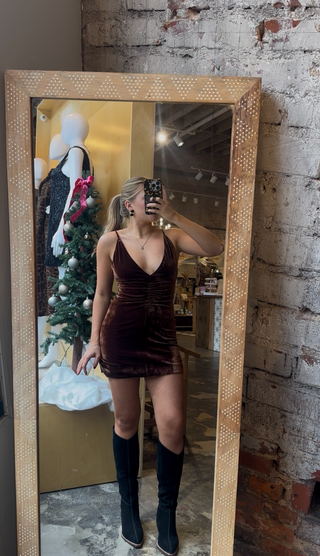 MINKPINK Sonja Velvet Mini Dress