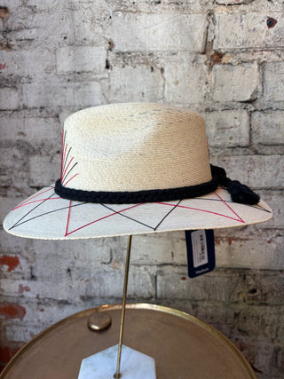 Tipsy Threads Georgia "G" Agave/Large Zig Zag Hat