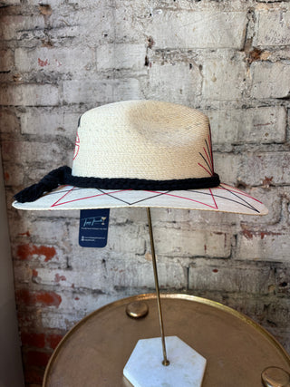 Tipsy Threads Georgia "G" Agave/Large Zig Zag Hat