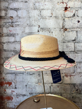 Tipsy Threads Georgia "G" Agave/Small Zig Zag Hat