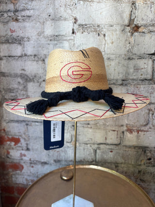 Tipsy Threads Georgia "G" Agave/Small Zig Zag Hat