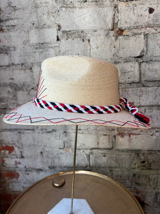 Tipsy Threads Georgia "G" Agave/Small Zig Zag Hat