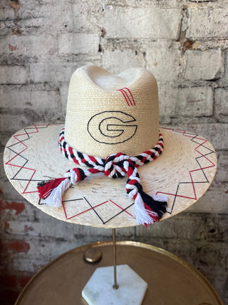 Tipsy Threads Georgia "G" Agave/Small Zig Zag Hat