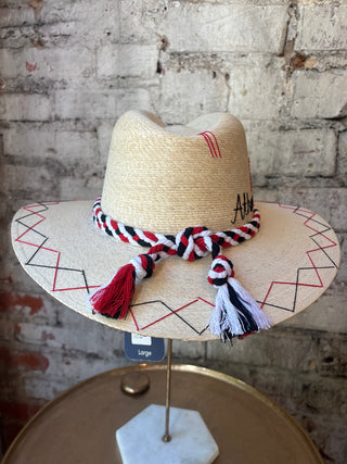 Tipsy Threads Cursive "Athens" Bulldog/Small Zig Zag