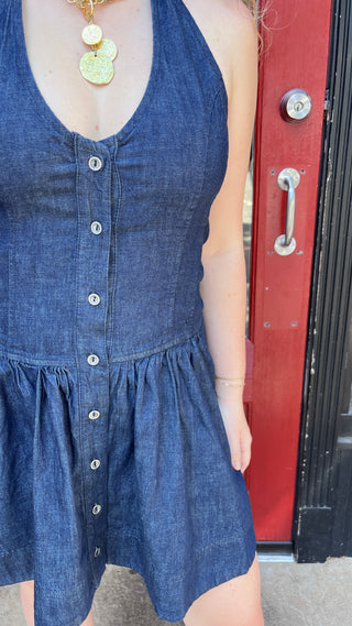 Free People Clean Break Denim Mini