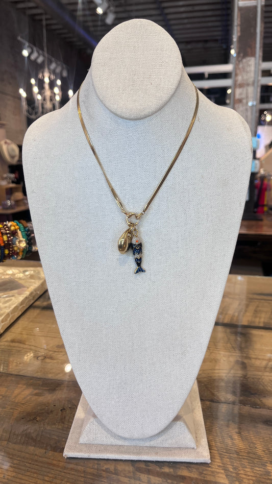 Farrah B Buckle Up Clasp Necklace