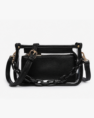 Jessica Stadium Clear Crossbody Bag
