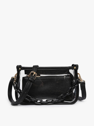 Jessica Stadium Clear Crossbody Bag