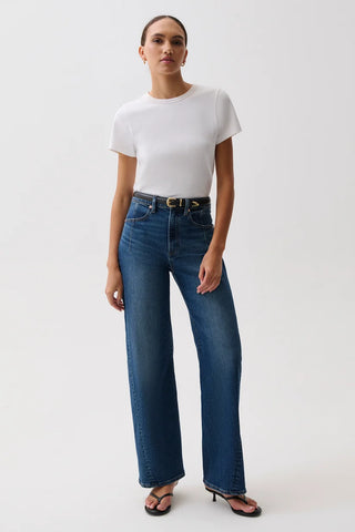 Pistola Kyra Ankle High Rise Bowed Ankle Jean