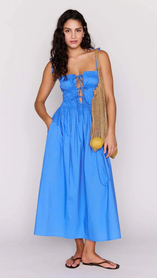 MINKPINK Liana Tie Detail Midi Dress