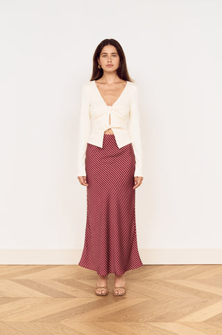 MINKPINK Bleeker Bias Midi Skirt